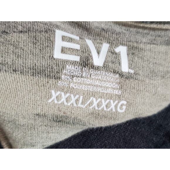 Ev 1 Women's Multicolor Cotton Short Sleeve V-Neck Pullover Top Blouse Size 3XL - Picture 7 of 11